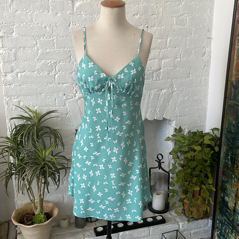 NWOT Summer dress Mint Vanila - mint green floral size 10